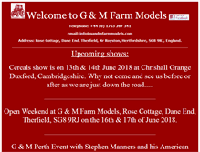 Tablet Screenshot of gandmfarmmodels.co.uk